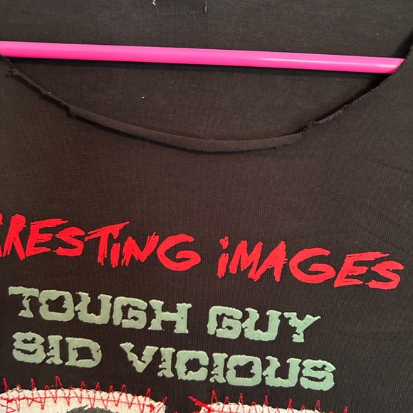 Rare Vintage Sid Vicious The Sex Pistols Graphic T-Shirt Size XL Punk Mugshot - Picture 4 of 10